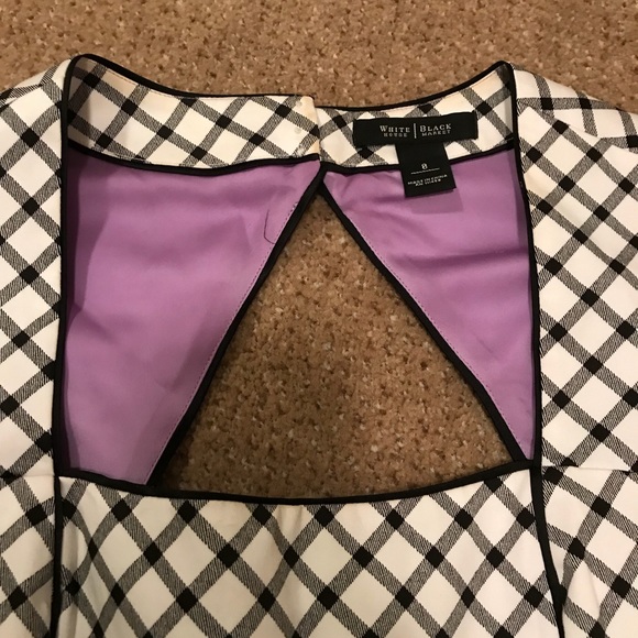 WHBM sleeveless top with open back lavender lining - Picture 3 of 5